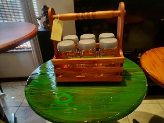 Wooden hand held carrying crates