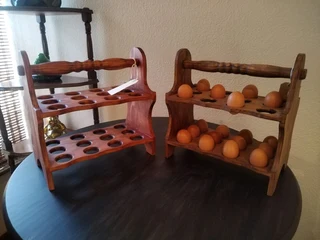 Wooden egg holder, basket / crate for carrying or storing eggs
