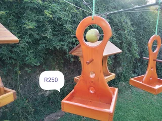 Wild Bird feeders for seed and fruit for the garden or patio