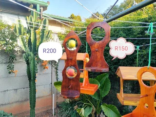 Wild Bird feeders for seed and fruit for the garden or patio