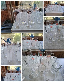 Beer glasses collectable ideal for a bar or bar room some date back to 1976 R400 for all the glasses