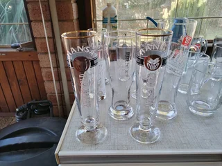 Beer glasses collectable ideal for a bar or bar room some date back to 1976 R400 for all the glasses