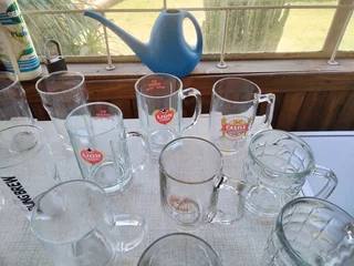 Beer glasses collectable ideal for a bar or bar room some date back to 1976 R400 for all the glasses