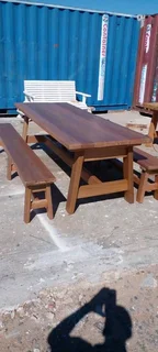 Oregon pine table