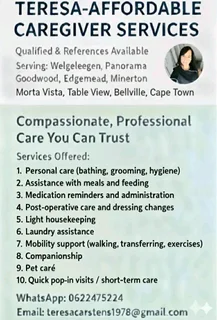 Qualified caregiver Available