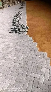 RETAINING WALL AND DRIVEWAY