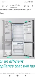 Hisense 463L No-Frost Fridge