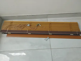 Brown Durawood Venetian Blinds