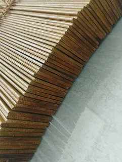 Brown Durawood Venetian Blinds