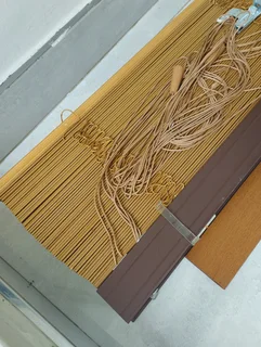 Brown Durawood Venetian Blinds