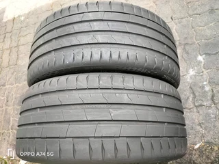 2x 255/35/21 Continental sport Contact 7 like new