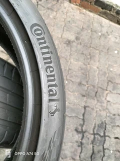 2x 255/35/21 Continental sport Contact 7 like new