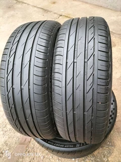 2x 205/55/17 Bridgestone Potenza Runflat
