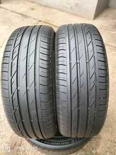2x 205/55/17 Bridgestone Potenza Runflat