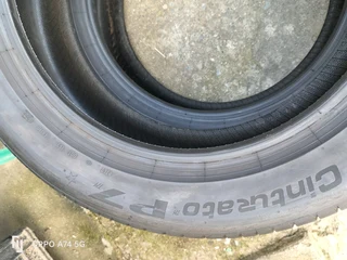 4x 245/50/19 Pirelli Cinturato P7 like new
