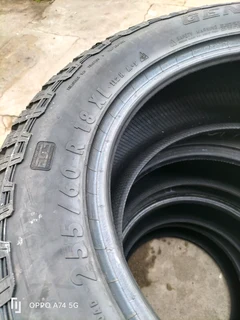 New 4x 255/60/18 General Grabber AT3