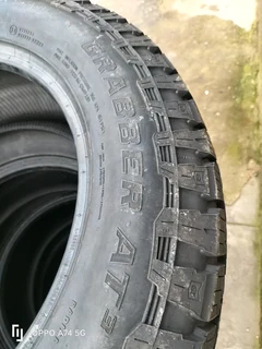 New 4x 255/60/18 General Grabber AT3