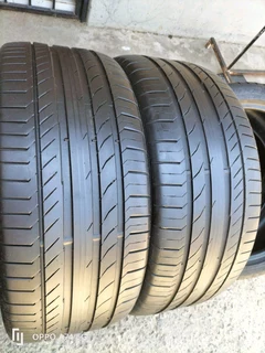 2x 295/40/22 Continental sport Contact 5