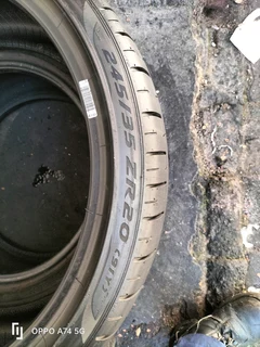 2x 245/35/20 Pirelli pzero normal tyres