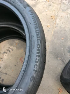 Set 275/35/22 and 315/30/22 Continental premium Contact 6