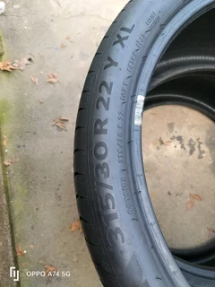 Set 275/35/22 and 315/30/22 Continental premium Contact 6