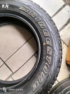 2x 225/65/17 Bridgestone Dueler AT