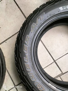 2x 225/65/17 Bridgestone Dueler AT