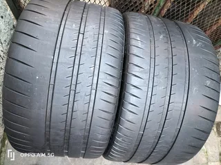 2x 325/30/21 Michelin pilot Sport Cup 2 like new