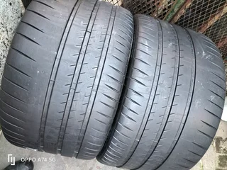 2x 325/30/21 Michelin pilot Sport Cup 2 like new