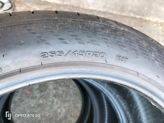 Set 255/45/20 and 285/40/20 goodyear Eagle F1 Asymmetric 6, 98%thrd, no repairs, 2024 year old