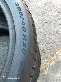 New 2x 285/40/20 Pirelli pzero