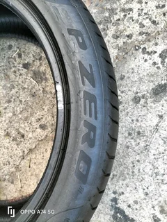 2x 285/40/21 Pirelli pzero