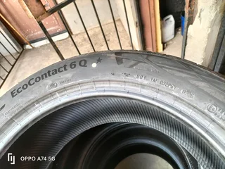 New 4x 245/50/19 Continental Ecocontact 6Q, 2025 year old