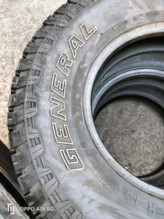 New 4x 235/85/16 General Grabber AT3 white lattering