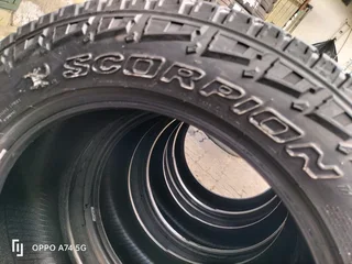 2x 275/55/20 Pirelli Scorpion AT plus