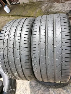 2x 295/35/21 Pirelli pzero normal tyres