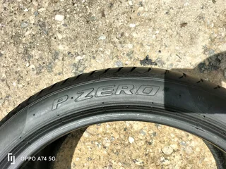 2x 295/35/21 Pirelli pzero normal tyres