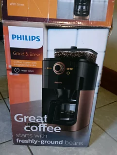 Phillips grind and brew coffee machine