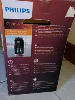 Phillips grind and brew coffee machine