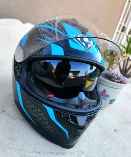 Yohe Helmet With Sun Visor Size Xl
