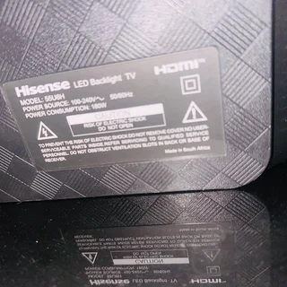 55 inch 4k series Hisense smart TV Vidaa