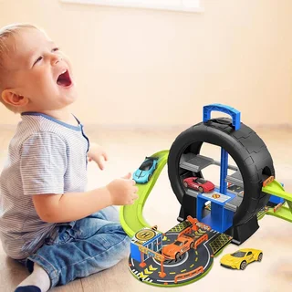 Tyre Parking Garage Play Set For Sale.