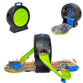 TYRE PARKING GARAGE PLAY SET FOR SALE.