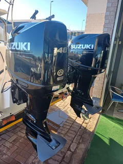 6.25M Gamefish on Trailer with 2 x DF140 Suzuki 4-strokes