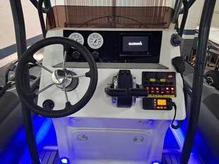 7.3M Infanta on galvanized trailer with 2 x 115HP MErcury 4 strokes