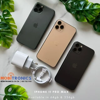 iPhone 11 Pro Max 64gb/256gb - Certified Pre-Owned - 6 Months Warranty