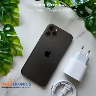 iPhone 11 Pro Max 64gb/256gb - Certified Pre-Owned - 6 Months Warranty