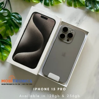 iPhone 15 Pro 128gb/256gb - Certified Pre-Owned - 6 Months Warranty