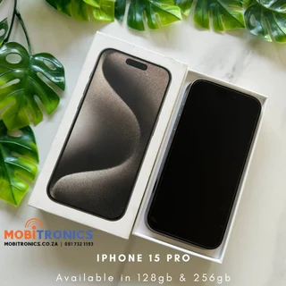iPhone 15 Pro 128gb/256gb - Certified Pre-Owned - 6 Months Warranty