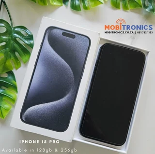 iPhone 15 Pro 128gb/256gb - Certified Pre-Owned - 6 Months Warranty